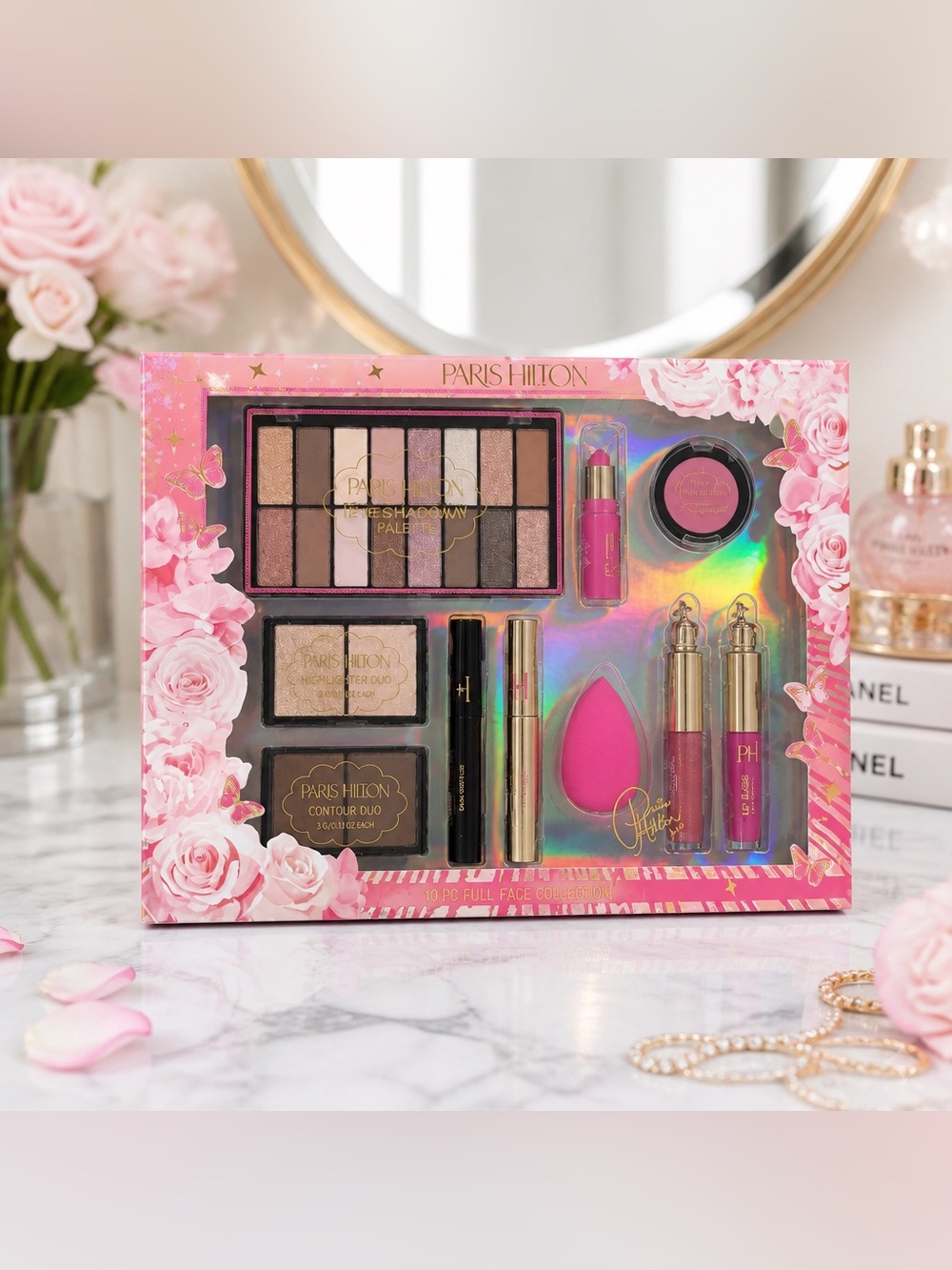 Paris Hilton Full Face Makeup Gift Set New Pink Beauty Collection